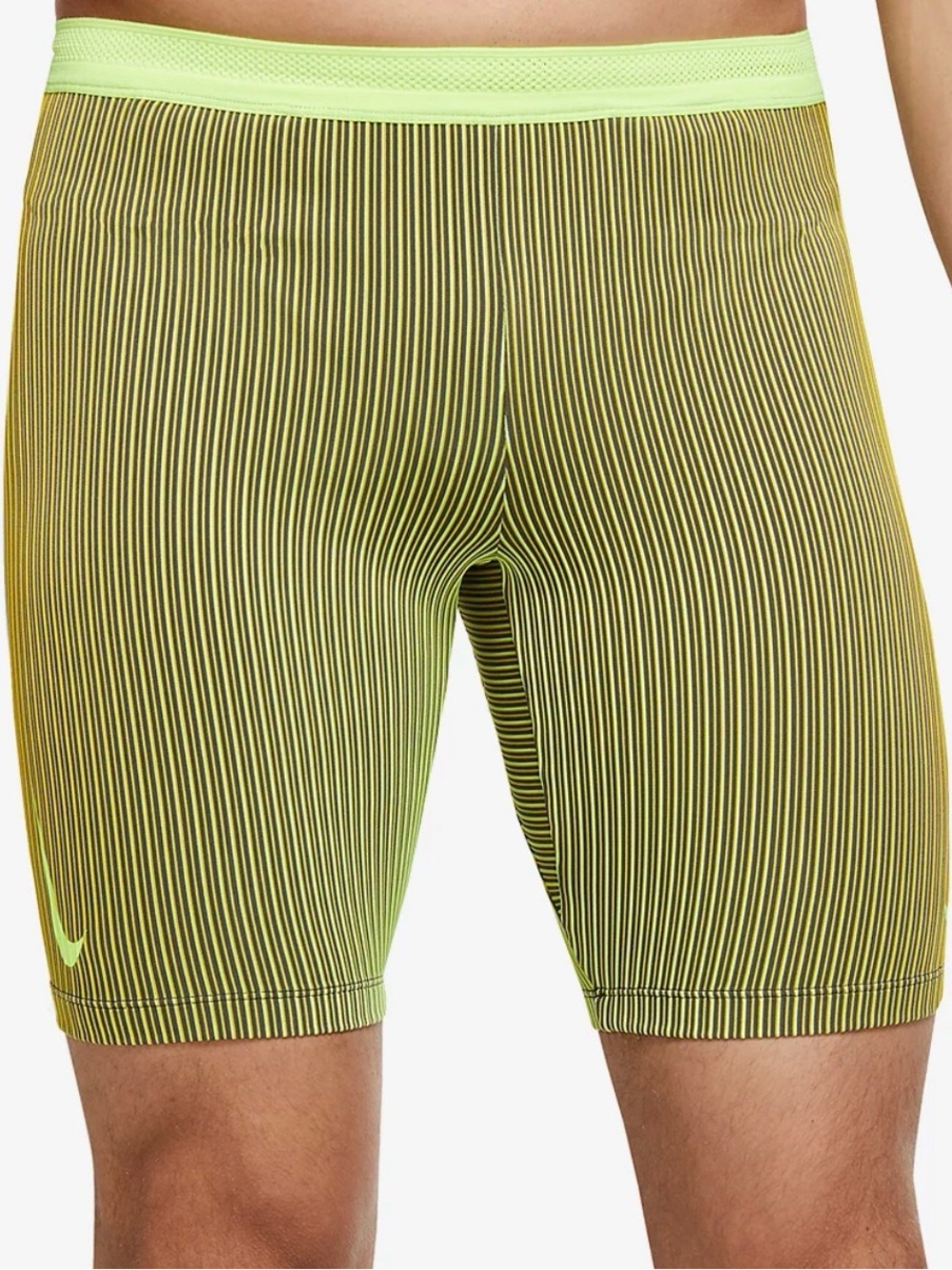 Nike AeroSwift Dri-FIT ADV 1/2 Length Running Tights Volt DA1429-068 Men’s XL
